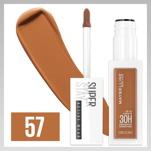 Vista 3 de Maybelline Super Stay - Maquillaje corrector líquido, corrector de cobertura completa, hasta 30 horas de duración, resistente a la transferencia, SS