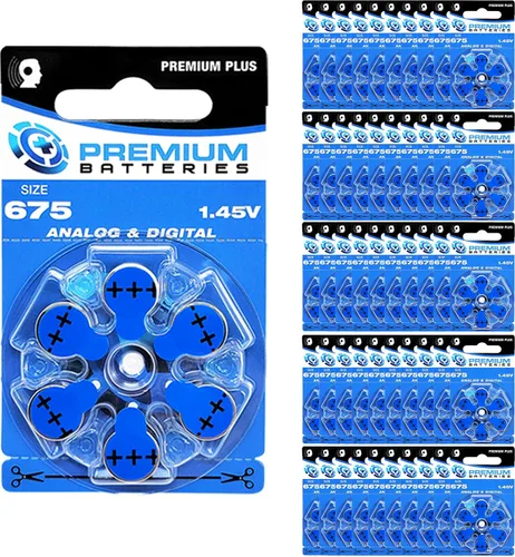 Vista 17 de Pilas Premium para audífonos, tamaño 10, 1.45V, con pestaña amarilla (6 pilas)