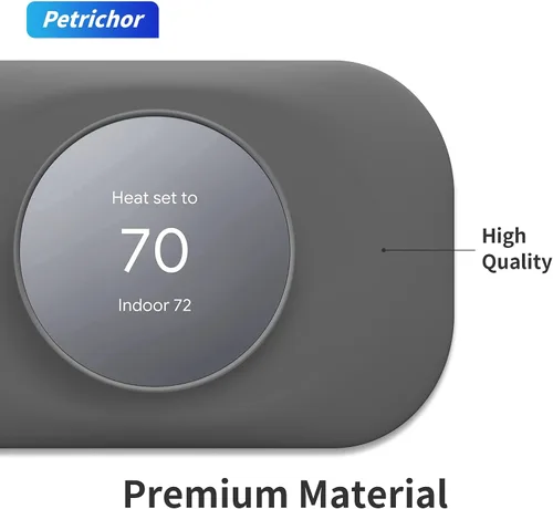 Vista 5 de Petrichor Nest Placa de Pared para Termostato - Compatible con Google Nest 2020 - Kit de Molduras, Accesorio de Cubierta para Instalación Fácil