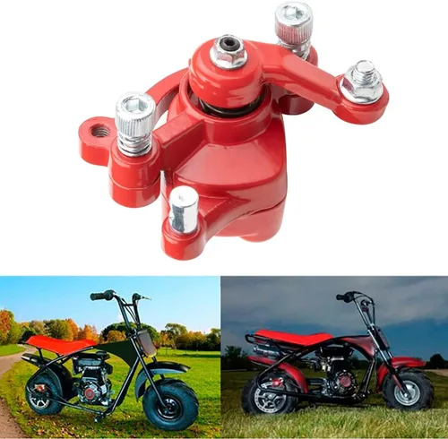 Vista 7 de Pinza de freno de disco trasera con pastillas de freno reemplazadas, brazo de tracción, pinza de freno para Motovox MBX10 MBX11 Mini Dirt Bike