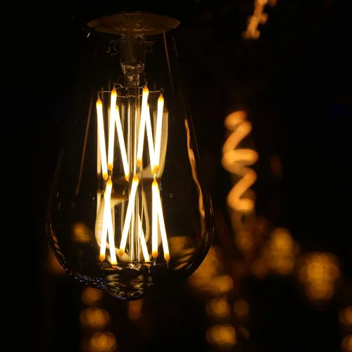Vista 6 de Bombilla LED Edison regulable de 12 W, 3000 K, blanco suave, 1200 lm, base media E26 equivalente a 100 W, bombillas LED vintage ST64, ángulo de haz