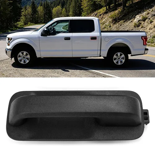 Vista 16 de Moonlinks - Manija de puerta trasera izquierda compatible con Ford F150 2015-2020 F150 Left Rear Door Handle Replacement Chrome Palanca cromada.