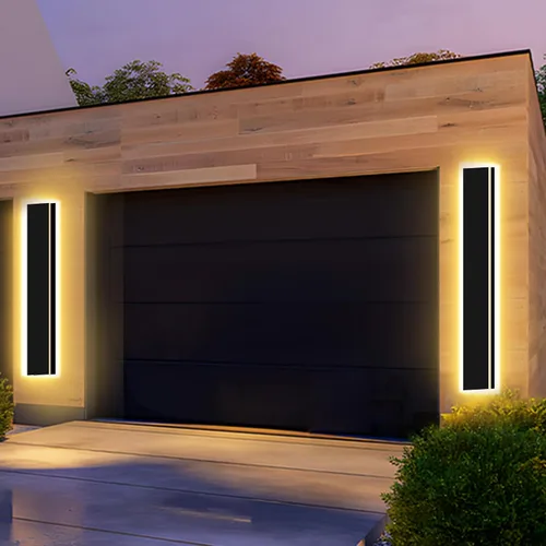 Vista 12 de Lámpara de Pared Moderna para Exteriores de 31 Pulgadas, Regulable 3000K-6000K, Aplique de Pared Lineal para Exteriores Impermeable IP65, Luces LED