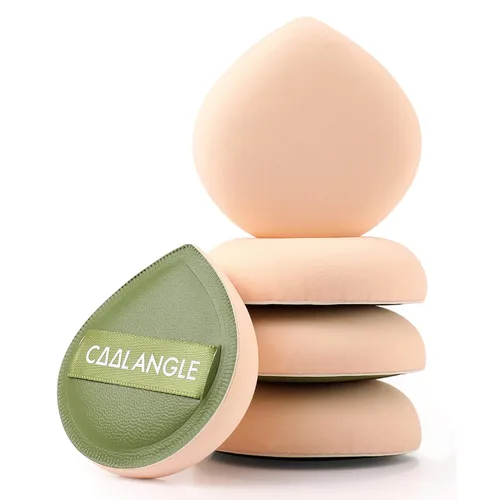 Vista 12 de 4 Paquetes de Esponjas de Maquillaje para Base, Corrector y Polvo, Esponja Mezcladora Libre de Látex para Maquillaje Natural y Fácil, Suave