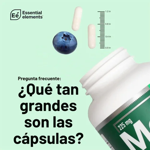 Vista 5 de Elementos Esenciales Magnesio Plus Zinc con Vitamina D3 Científicamente Formulado para Apoyo al Corazón, Huesos y Músculos Complejo de Magnesio