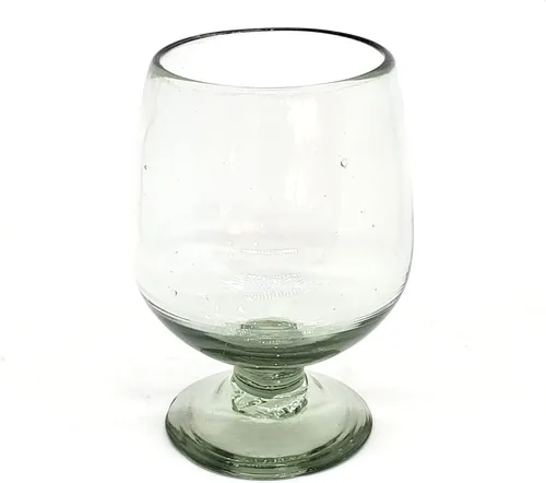 Vista 20 de Clear Blown - Juego de 6 vasos de 10 onzas, cristalería mexicana hecha a mano, vidrio reciclado, sin plomo ni toxinas (mezclador)
