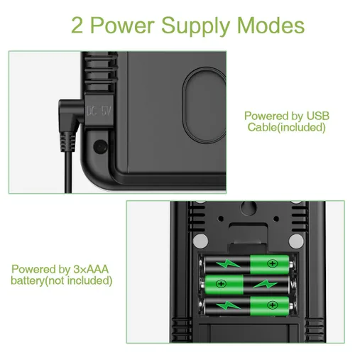 Vista 5 de KeeKit Termómetro para refrigerador, termómetro inalámbrico para interiores y exteriores con 2 sensores, termómetro digital para nevera con alarma
