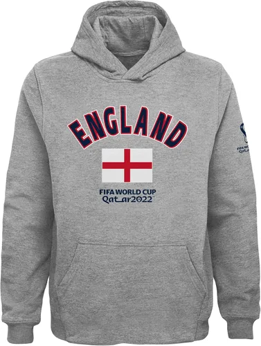 Vista 2 de Outerstuff Sudadera con capucha unisex de forro polar para niños de la Copa Mundial de la FIFA