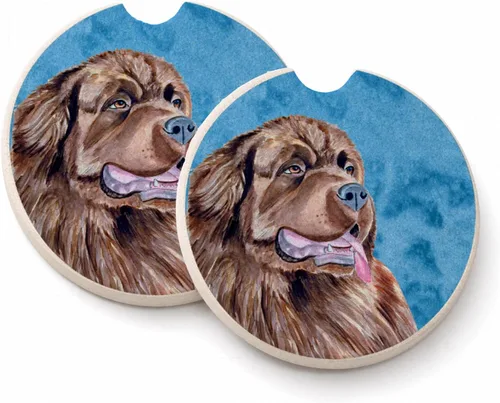 Vista 28 de Caroline's Treasures SS4767-BUCARC - Juego de 2 portavasos para automóvil, diseño de bulldog inglés, absorbentes para automóvil, portavasos