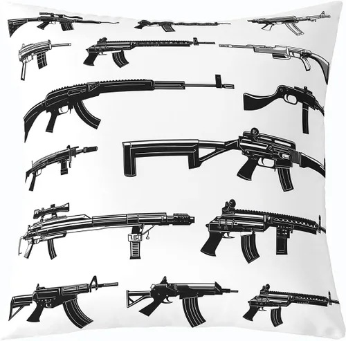Vista 10 de Feelyou Funda de almohada de piel de vaca, funda de cojín rústica de retazos occidentales para decoración del hogar, sala de estar, funda de cojín