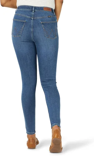Vista 2 de Wrangler Jeans ajustados de talle alto para mujer