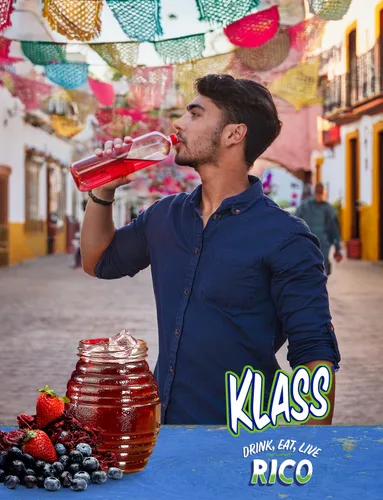 Vista 5 de Klass Aguas Frescas Paquete variado, 1 caja de lima de pepino, 1 caja de sandía de fresa, 1 caja de bayas de hibisco, 1 caja de piña mandarina