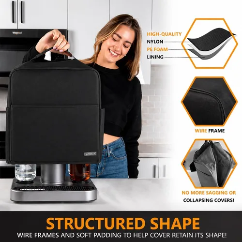 Vista 2 de Ksestor Cubierta Antipolvo Bartesian - Cubierta Bartesian para Máquina de Cócteles - Compatible con Premium, Professional, Duet - Negro