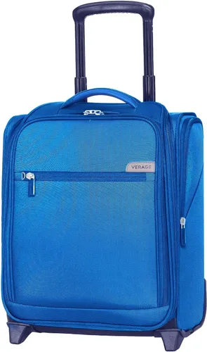 Vista 21 de Verage Equipaje de mano debajo del asiento de 14 pulgadas con ruedas giratorias y puerto de carga USB, maleta con ruedas para aerolíneas, bolsa Negro