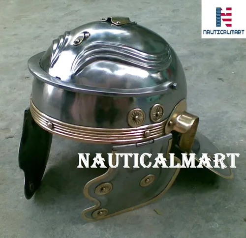 Vista 2 de NauticalMart Armor Imperial Gallic H - Casco romano - Talla única - Armadura metálica