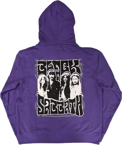 Vista 2 de Black Sabbath Henry Pocket Band Logo Nue Official Unisex Hoodie Purple