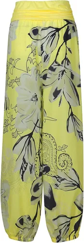 Vista 6 de Trajes de vacaciones para mujer, talla grande, estampado floral, pantalones acampanados Haren, pantalones casuales de yoga, pantalones básicos
