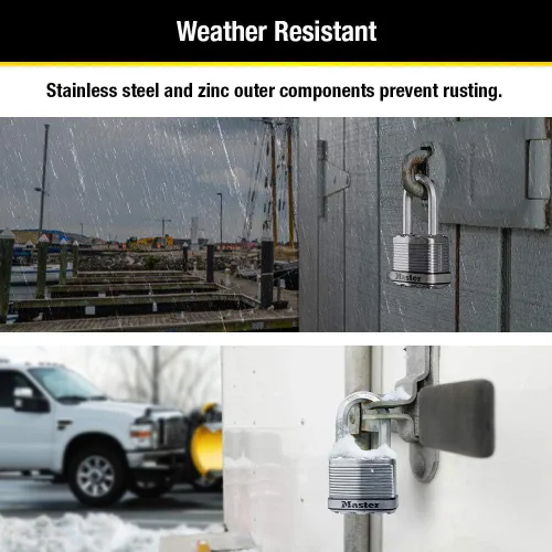 Vista 4 de Master Lock M1XDLF Magnum - Candado resistente con llave, 1 paquete