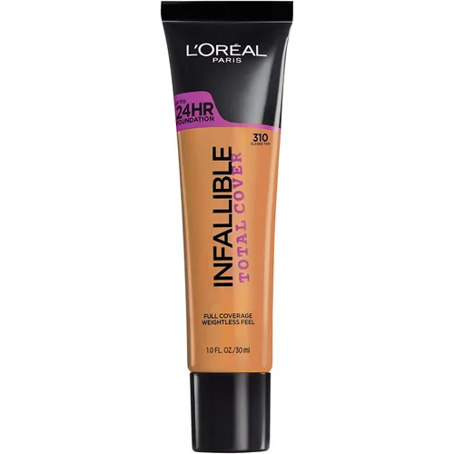 Vista 15 de L'Oreal Paris cosméticos base infalible de cubierta total, Beige Caramelo 309 Beige Caramelo