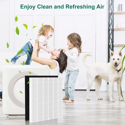 Vista 7 de AP-1512HH Filtro de repuesto compatible con Coway Airmega AP-1512HH y Airmega 200M Air Puri-Fier, AP-1512HH-FP, AP-1518R, AP-1519P, 4 filtros, 4