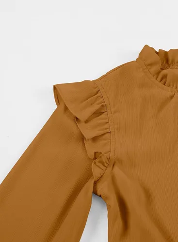 Vista 4 de blibean Vestidos elegantes con cinturón para niñas de 4 a 13 años