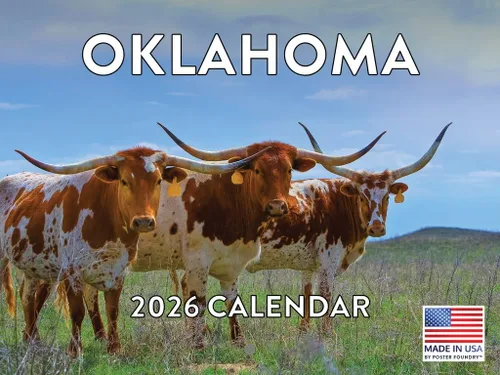 Vista 8 de Calendario de Alabama 2026 para pared, 12 meses, mensual, recuerdos escénicos de AL Hecho en Estados Unidos