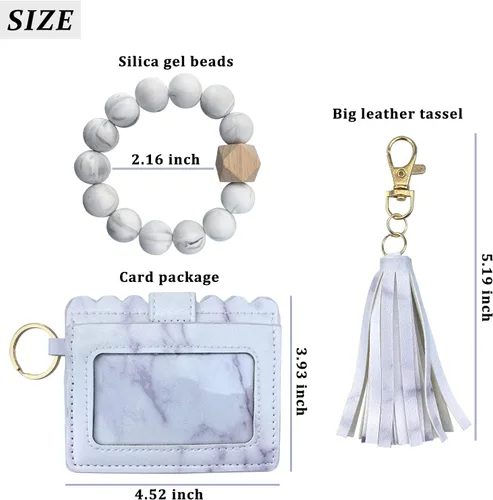 Vista 4 de Andiker Llavero con pulsera de silicona con cartera
