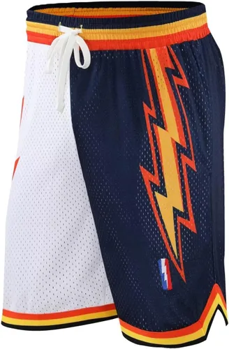 Vista 3 de BOOMLEMON Pantalones cortos de baloncesto para hombre, pantalones cortos de entrenamiento de gimnasio, pantalones cortos deportivos de malla