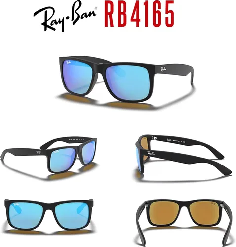 Vista 18 de Ray-Ban RB4165 JUSTIN Sunglasses For Men For Women+BUNDLE with ACCESSORY EYEWEAR KIT