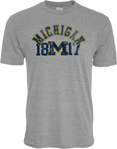 Vista 21 de Blue 84 NCAA - Camiseta para hombre, color gris jaspeado de triple mezcla
