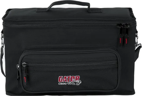 Vista 10 de Gator Cases - Bolsa acolchada para sistemas inalámbricos con correa de hombro extraíble, capacidad para un receptor, dos micrófonos y paquetes