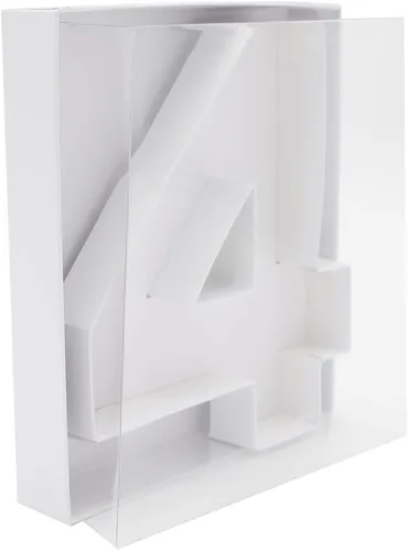 Vista 8 de Número de cartón pequeño de 8 pulgadas con caja y cubierta Bandeja dulce Contenedor de papel de embalaje Mache recortes (0)