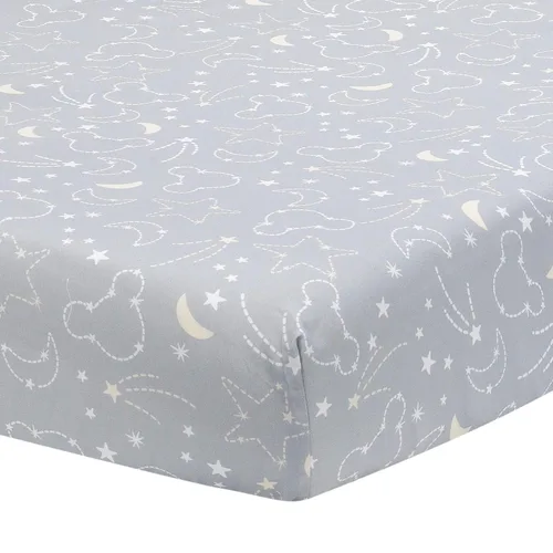 Vista 6 de Lambs & Ivy Mickey Mouse - Juego de ropa de cama para cuna, 4 piezas