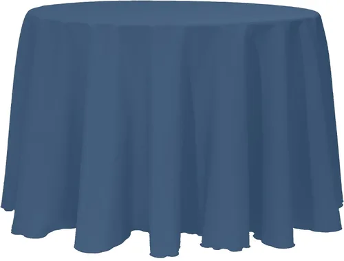 Vista 69 de Ultimate Textile Mantel redondo de lino de poliéster de 132 pulgadas, color rojo festivo