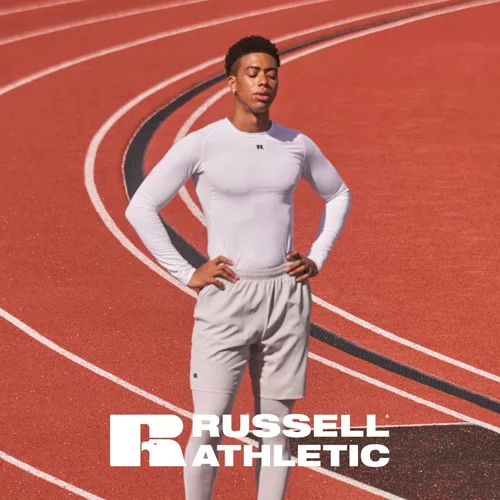 Vista 7 de Russell Athletic Camiseta de compresión Coolcore de media manga para hombre