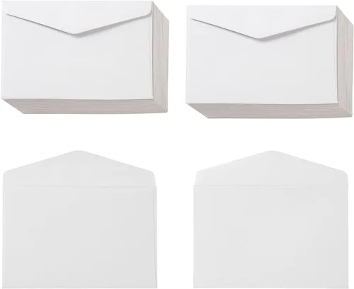 Vista 12 de Paquete de 120 mini sobres negros de papel kraft de 4.13 x 2.76 pulgadas para tarjetas de regalo Autoadhesivo, pequeños bolsillos, para tarjetas