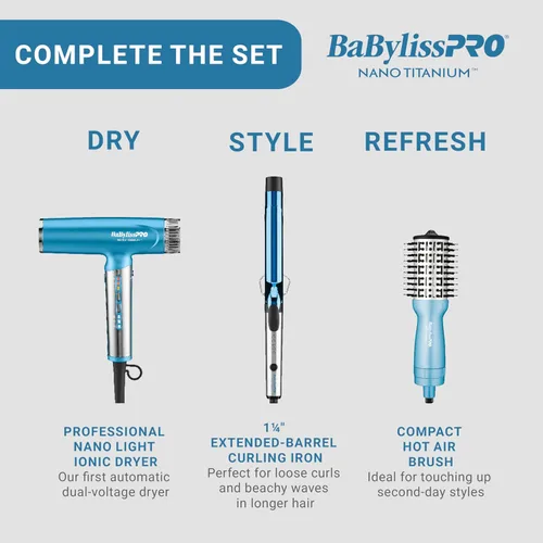 Vista 9 de BaBylissPRO Plancha plana ultrafina de 1 pulgada, plancha para el cabello, platos más cortos