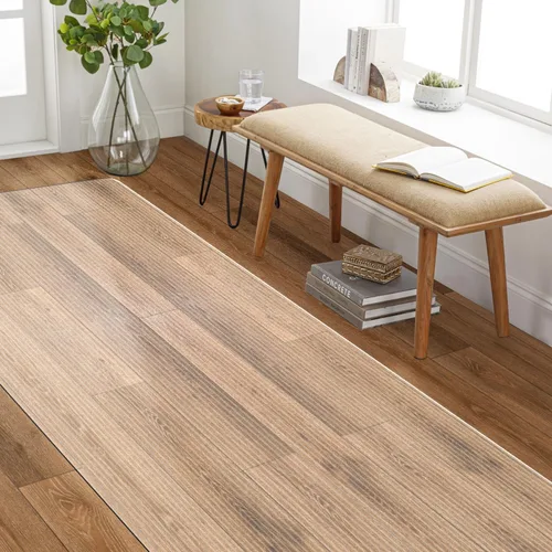 Vista 8 de SALLOUS Alfombra de vinilo impermeable de 3 x 10 pies para pasillo, protector de suelo duro antideslizante para cocina, lavandería, sala de estar