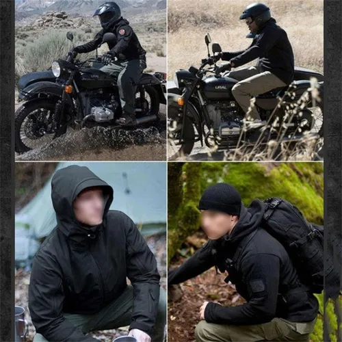 Vista 7 de Conjunto de traje de esquí de dos piezas para hombre, impermeable, resistente al viento, con capucha, abrigo de nieve, 2 piezas, trajes de nieve