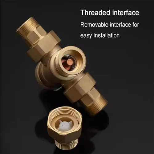Vista 5 de Thermostatic Mixing, Temperature Constant, Shower Temperature Constant, Brass Material, NPT Thread, Celsius Mark, For Wash Basins, Showers