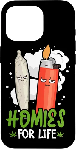 Vista 20 de Homies for Life Marijuana Weed Cannabis 420 - Carcasa para iPhone 17