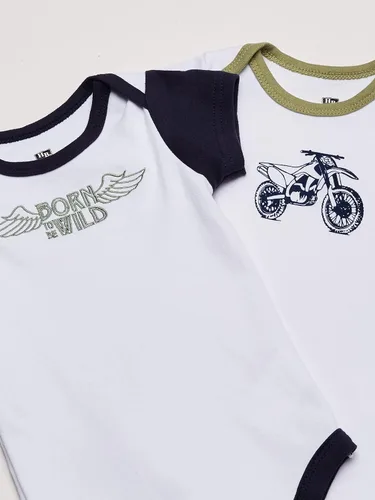 Vista 2 de Hudson Baby - Enterizo de algodón unisex para bebé