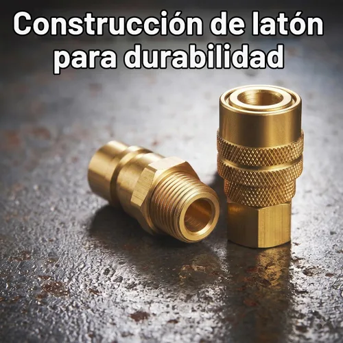 Vista 8 de LE LEMATEC Kit de accesorios de manguera de aire, conexión rápida 1/4 NPT