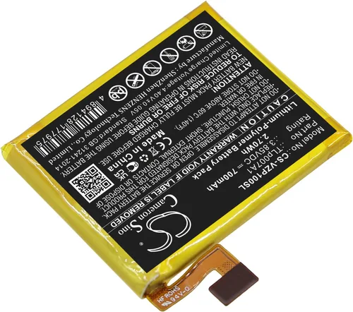 Vista 2 de Batería de repuesto para PVG100 Palm PVG100EU PVG100E compatible con TLp007A1 (700 mAh)