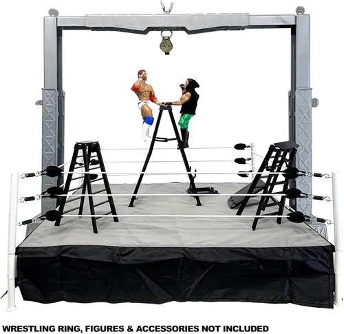 Vista 2 de Grab The Gear - Juego ajustable para figuras de acción de lucha libre
