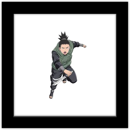 Vista 11 de Trends International Gallery Pops Naruto Shippuden - Arte de pared Shikamaru Nara, versión sin marco, 12 x 12 pulgadas