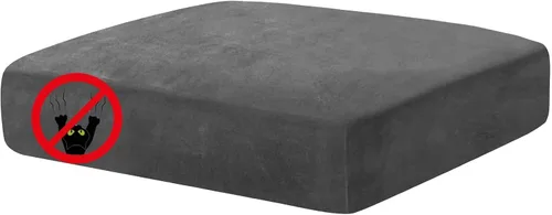 Vista 91 de MAXIJIN Fundas de cojín elásticas de terciopelo para sofá, funda de cojín suave de repuesto para sofá de dos plazas, protector de asiento