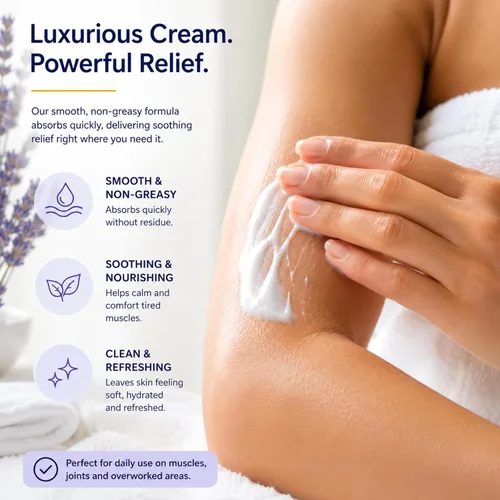 Vista 5 de Crema calmante de magnesio 1oz (paquete de 2)