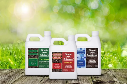 Vista 2 de Micro Booster Micronutrients 32 onzas + Ácido húmico de algas marinas de 32 onzas + Ácido húmico Root Hume 32 onzas