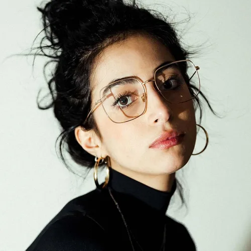 Vista 2 de TIJN Gafas transparentes cuadradas de moda para mujeres y hombres, anteojos sin receta, marcos de metal ligeros, lentes de moda, Sterre